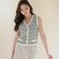 Be Luxe Stripes Vest