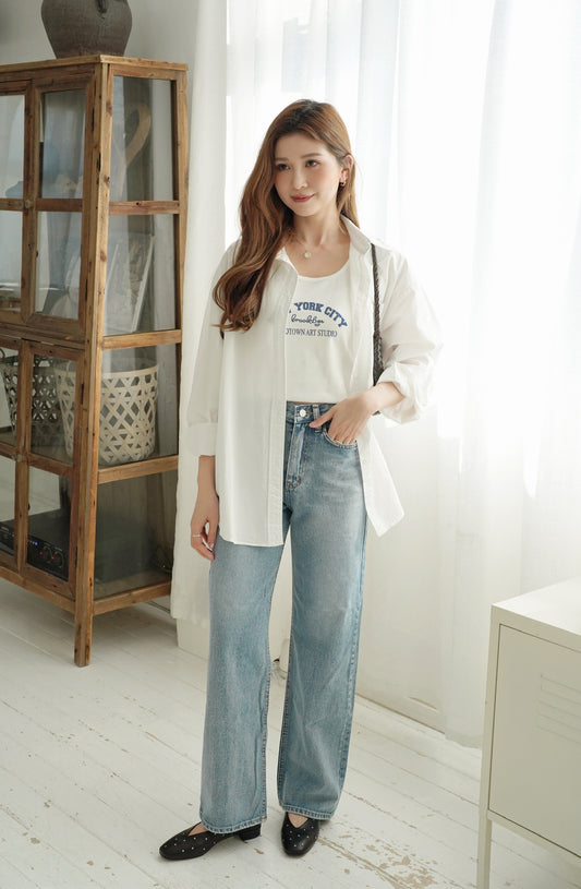 Cozy Pastel Shirt Set