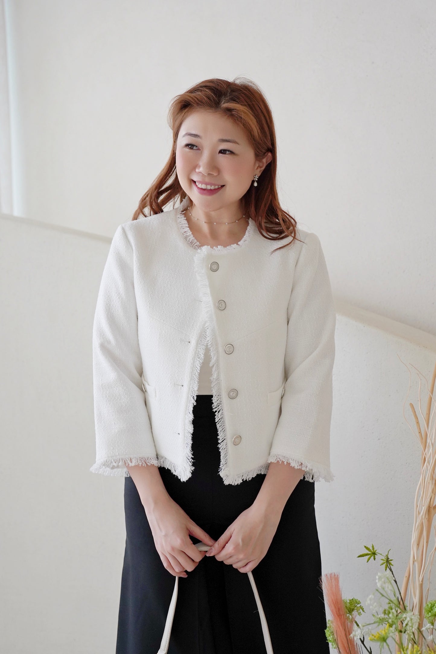 Deluxe Grace Tweed Coat