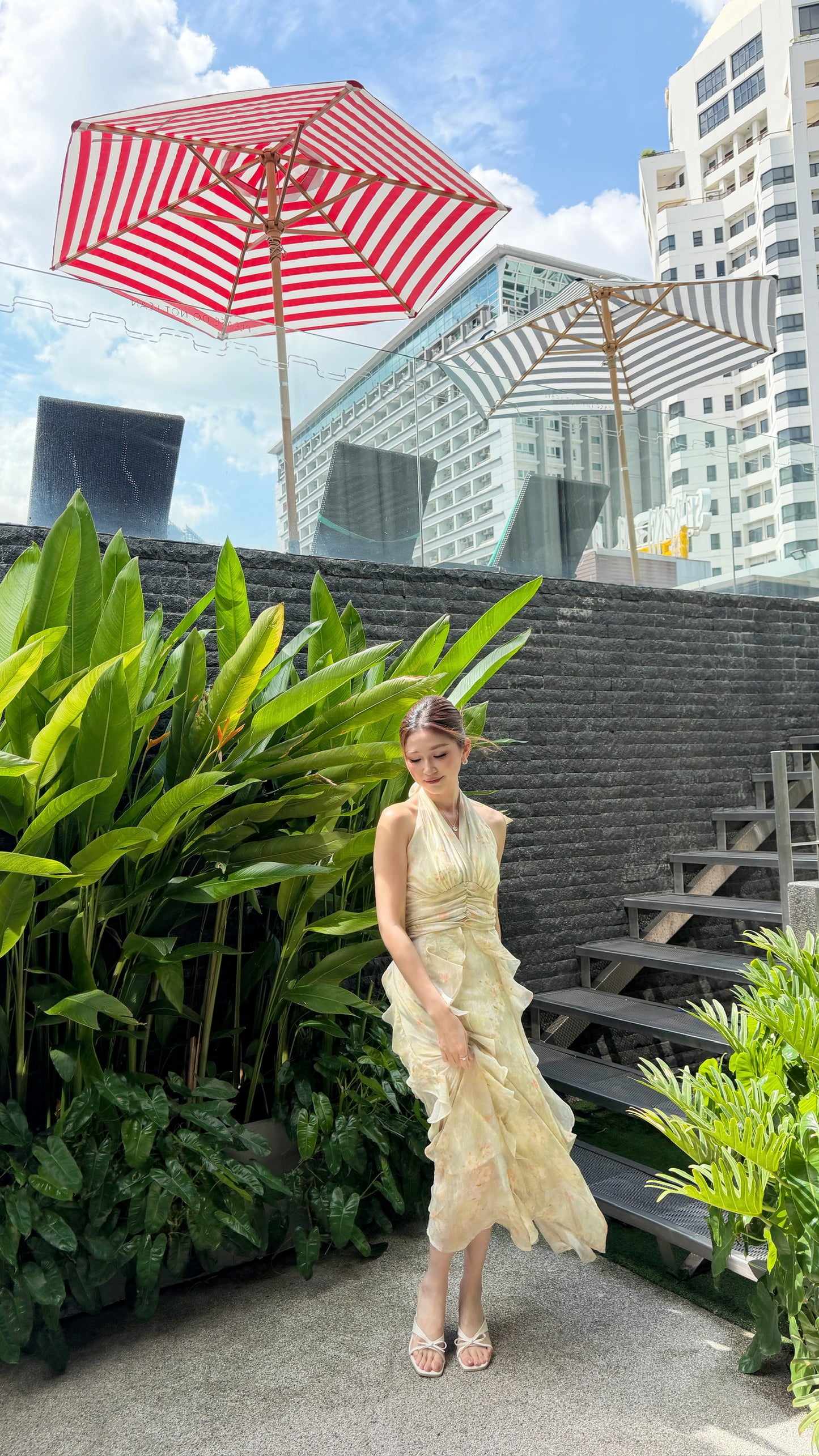 Gracie Floral Ruffles Dress