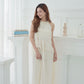 Purely White Halter Dress