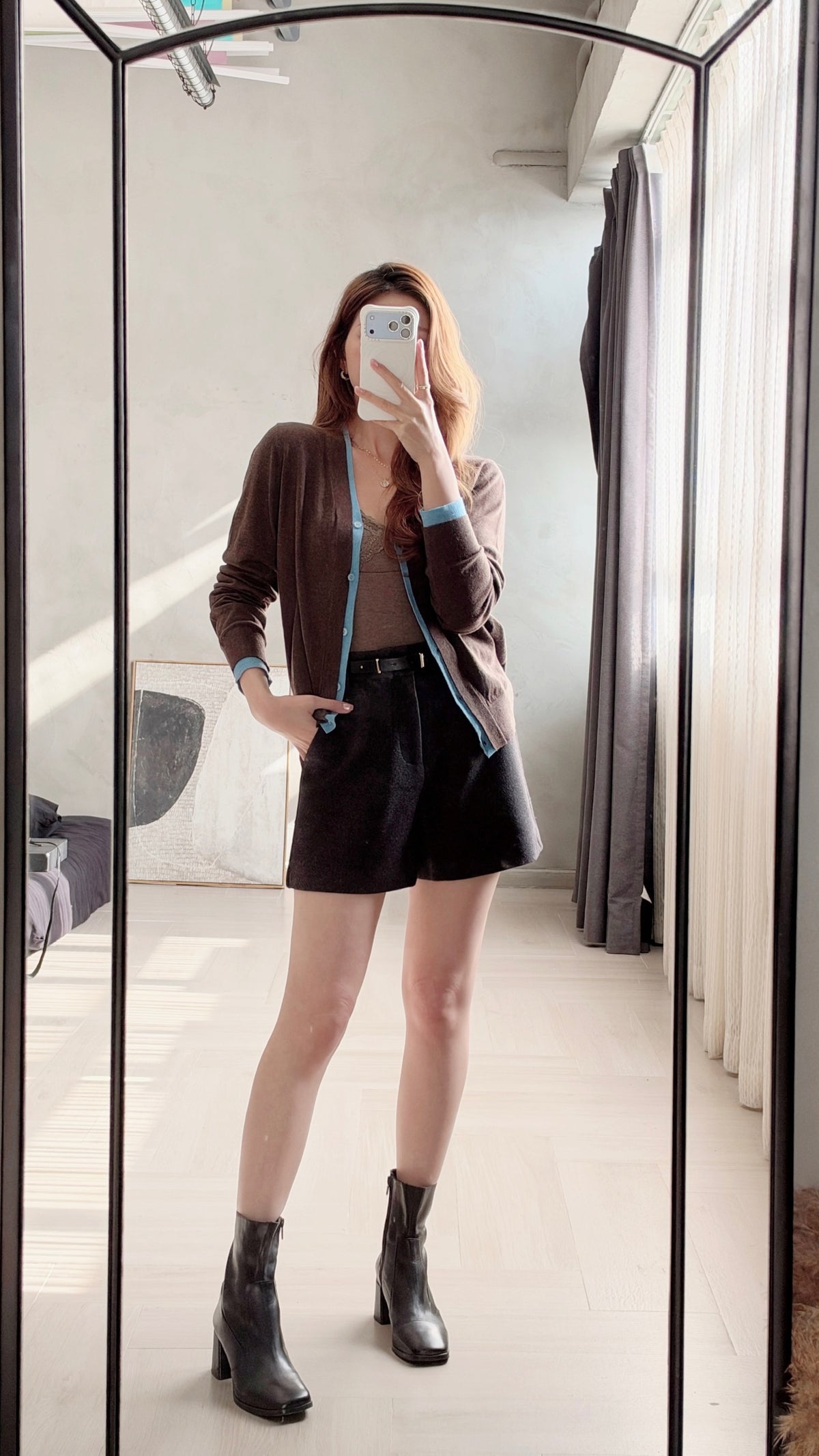 Lightly Two-Tone Cardi