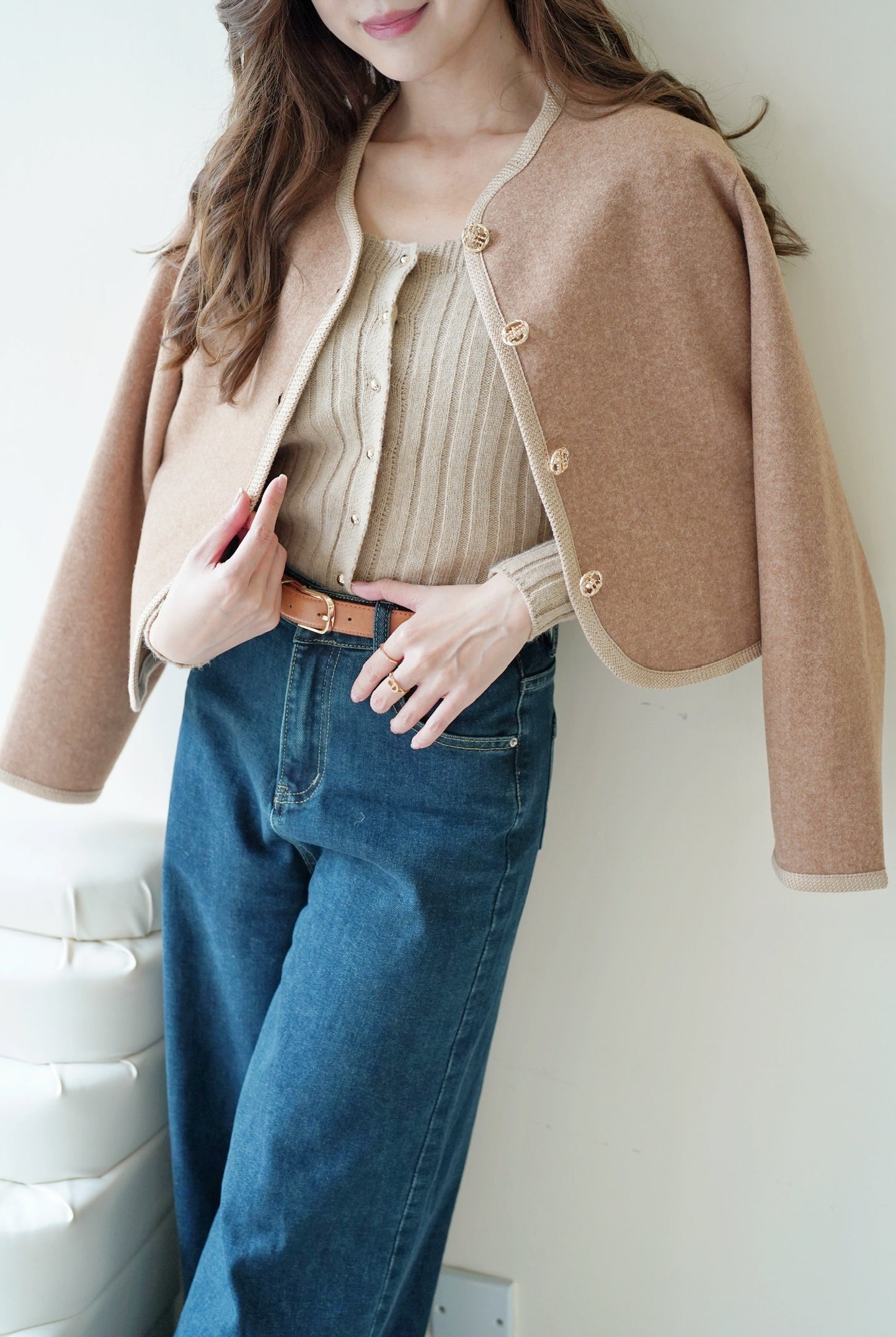 Softness Tweedy Coat