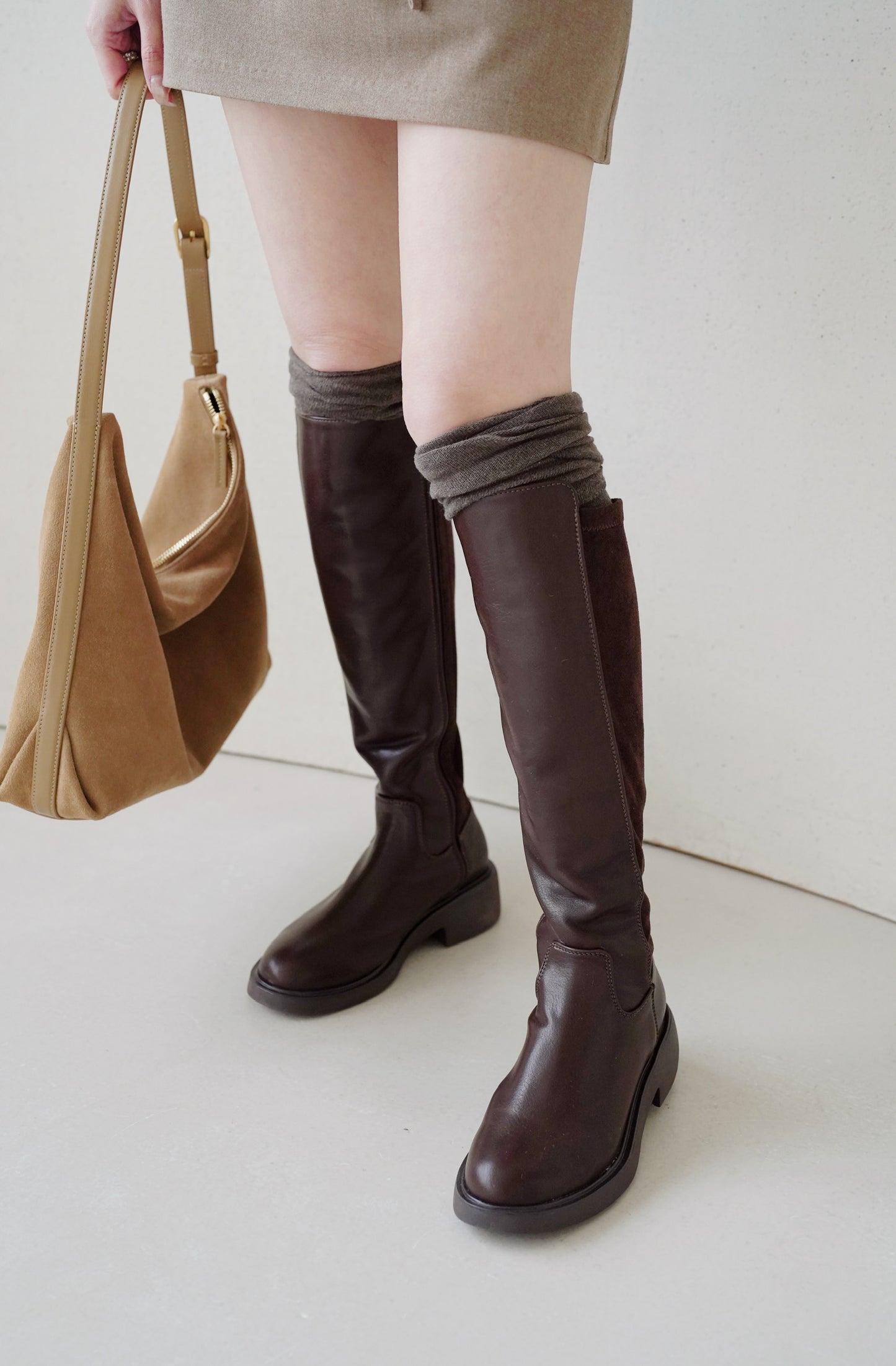 The Suede Leather Boots