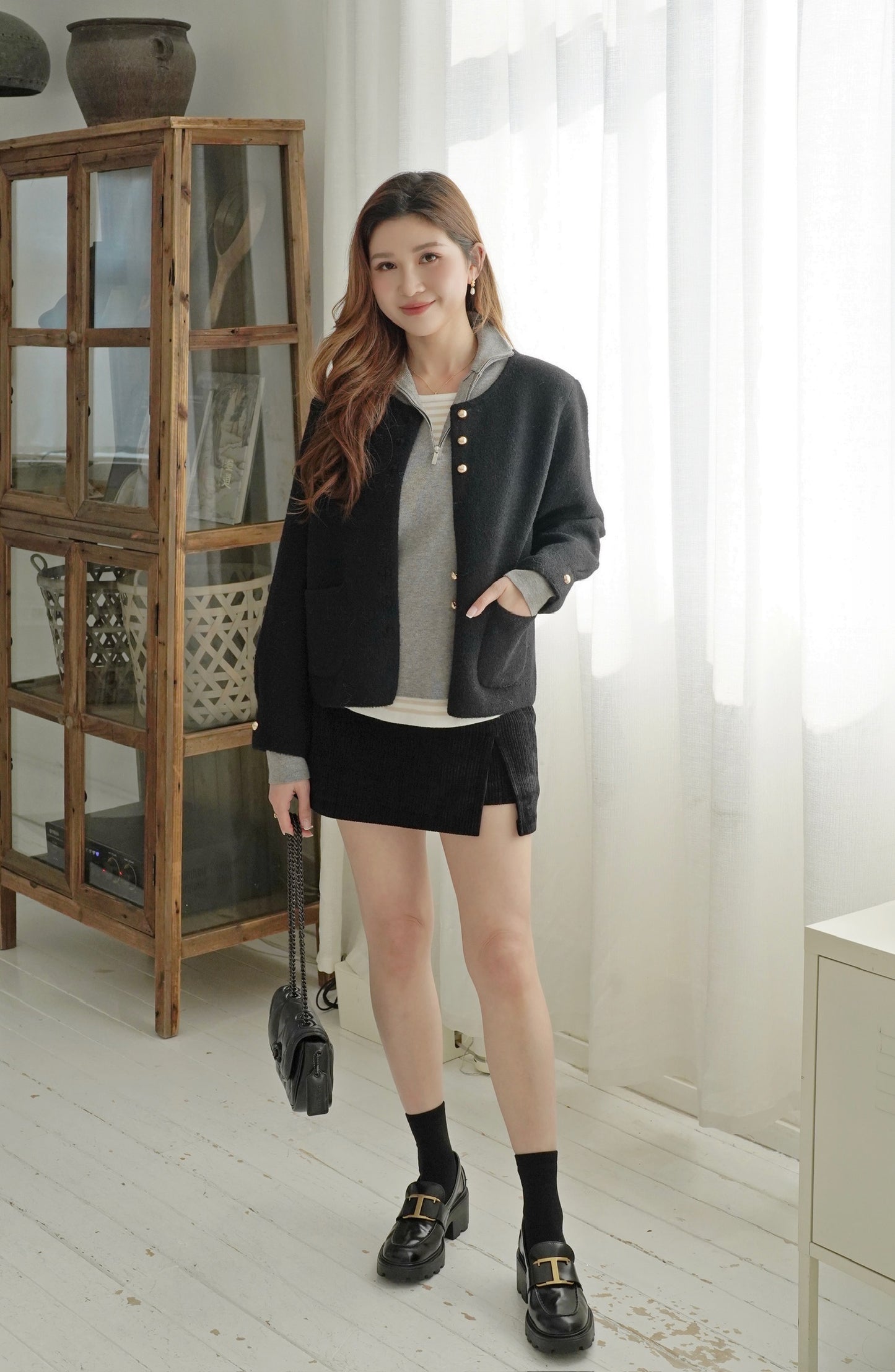 Classic Polo Zipper Sweater