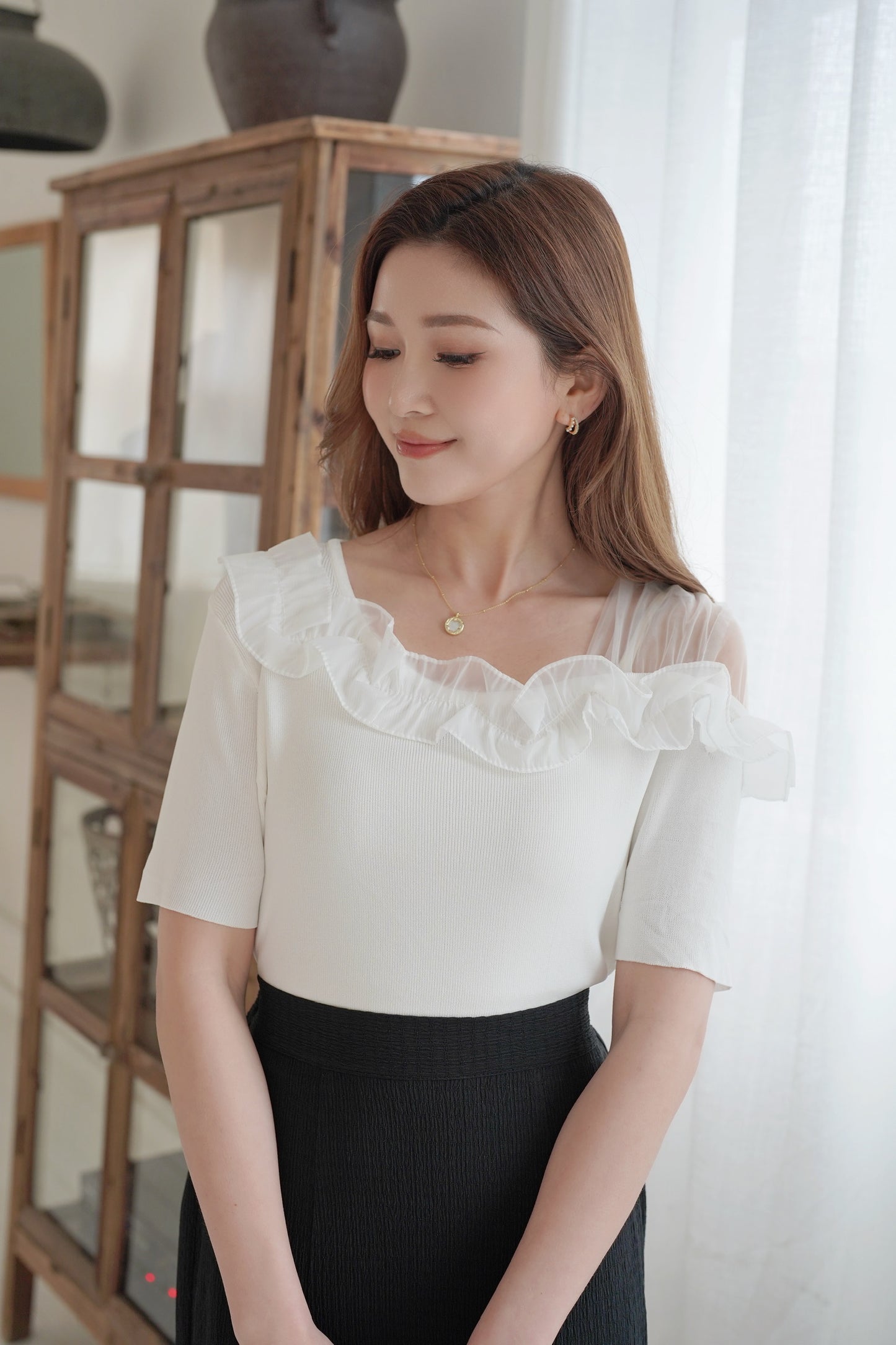 Pastel Sheer Top