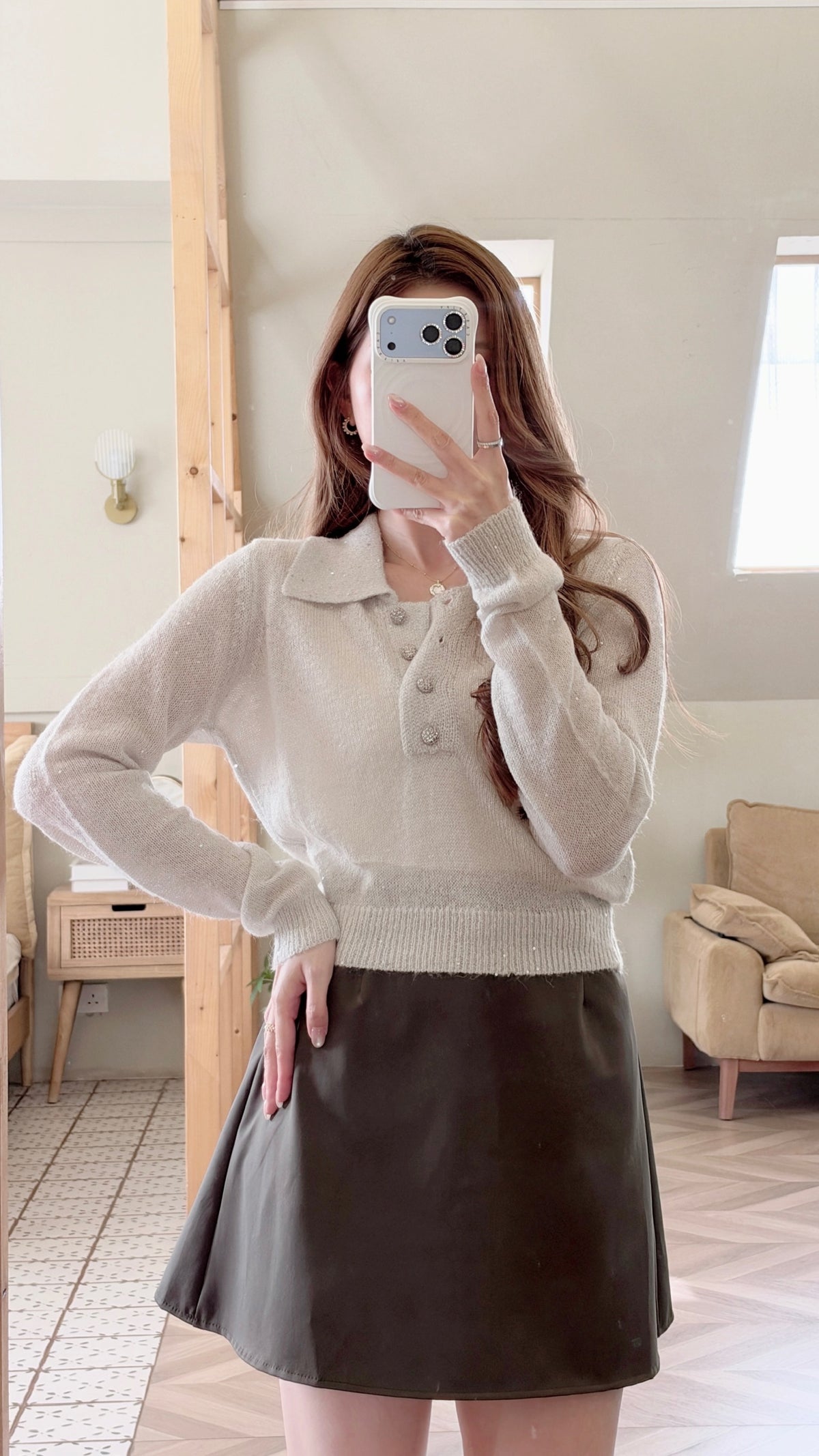 The Collar Twinkle Top
