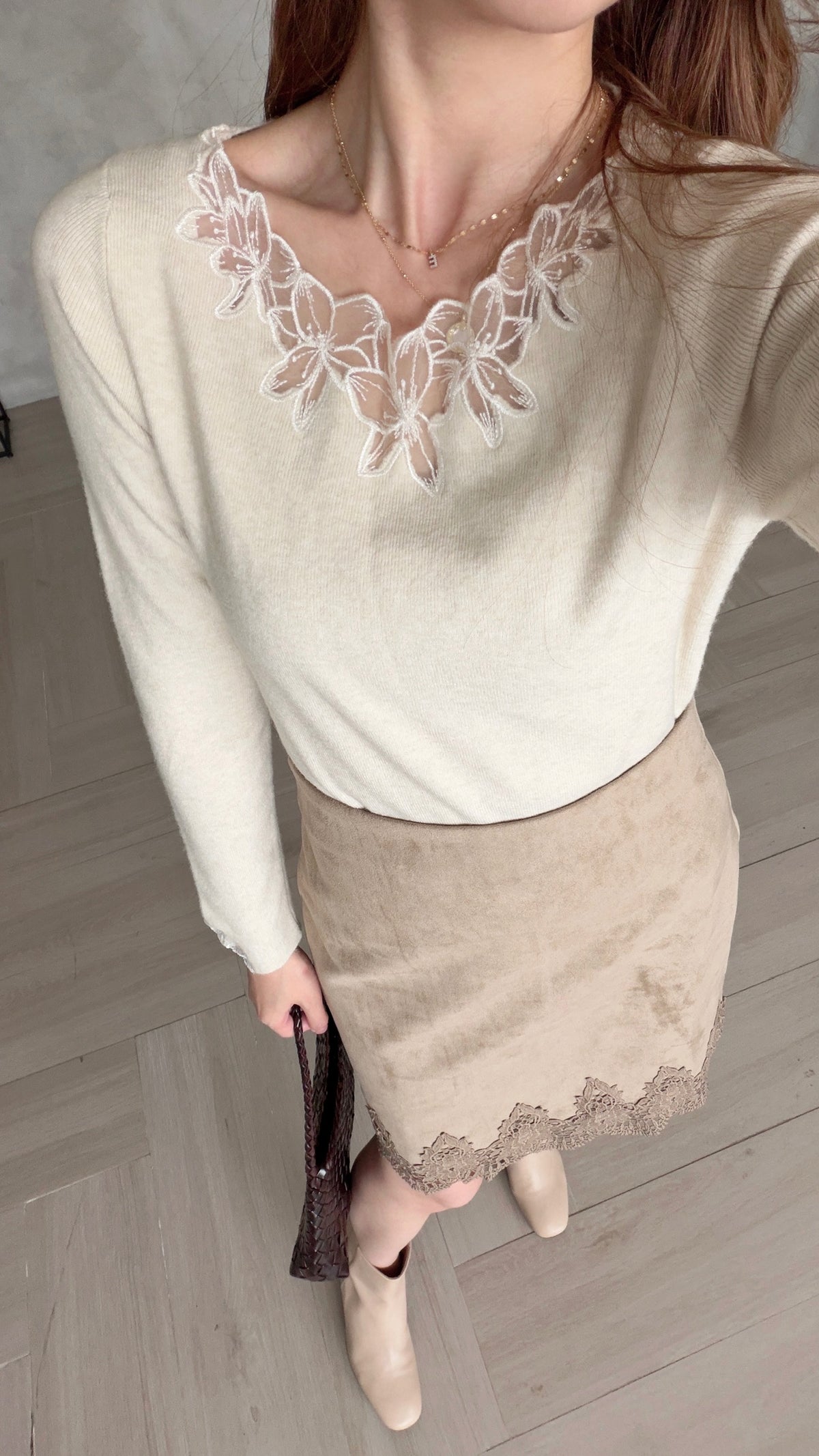 Floral Romance Knit Top