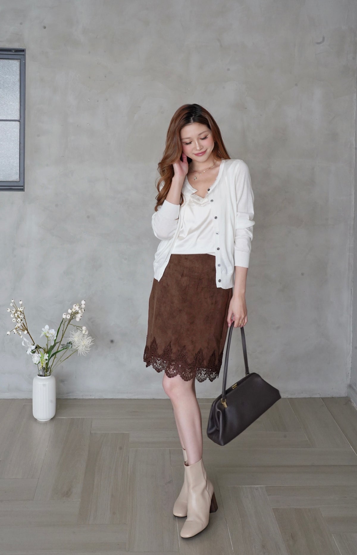 Suede Lacie Skirt