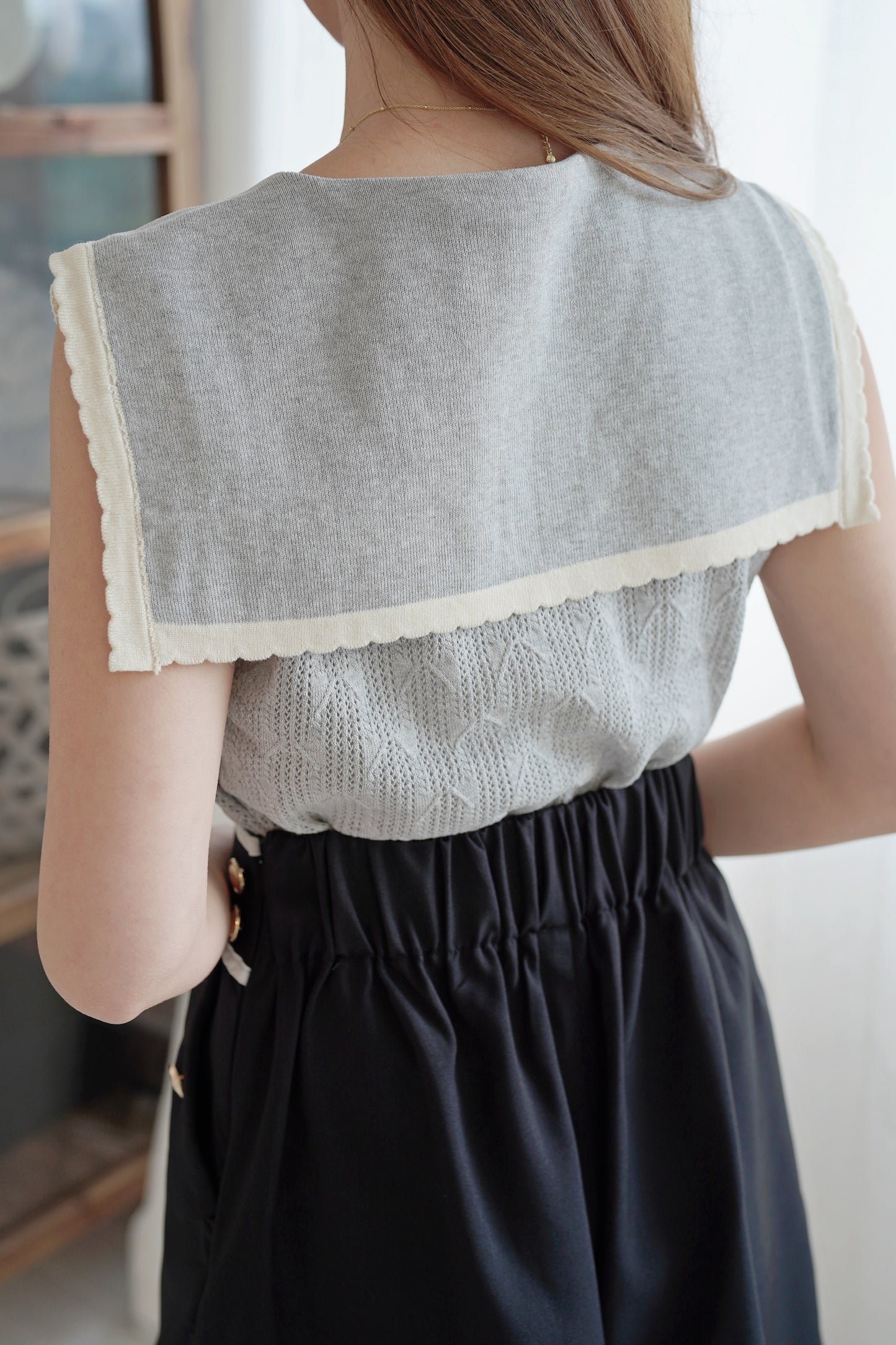 Airy Scarfy Top