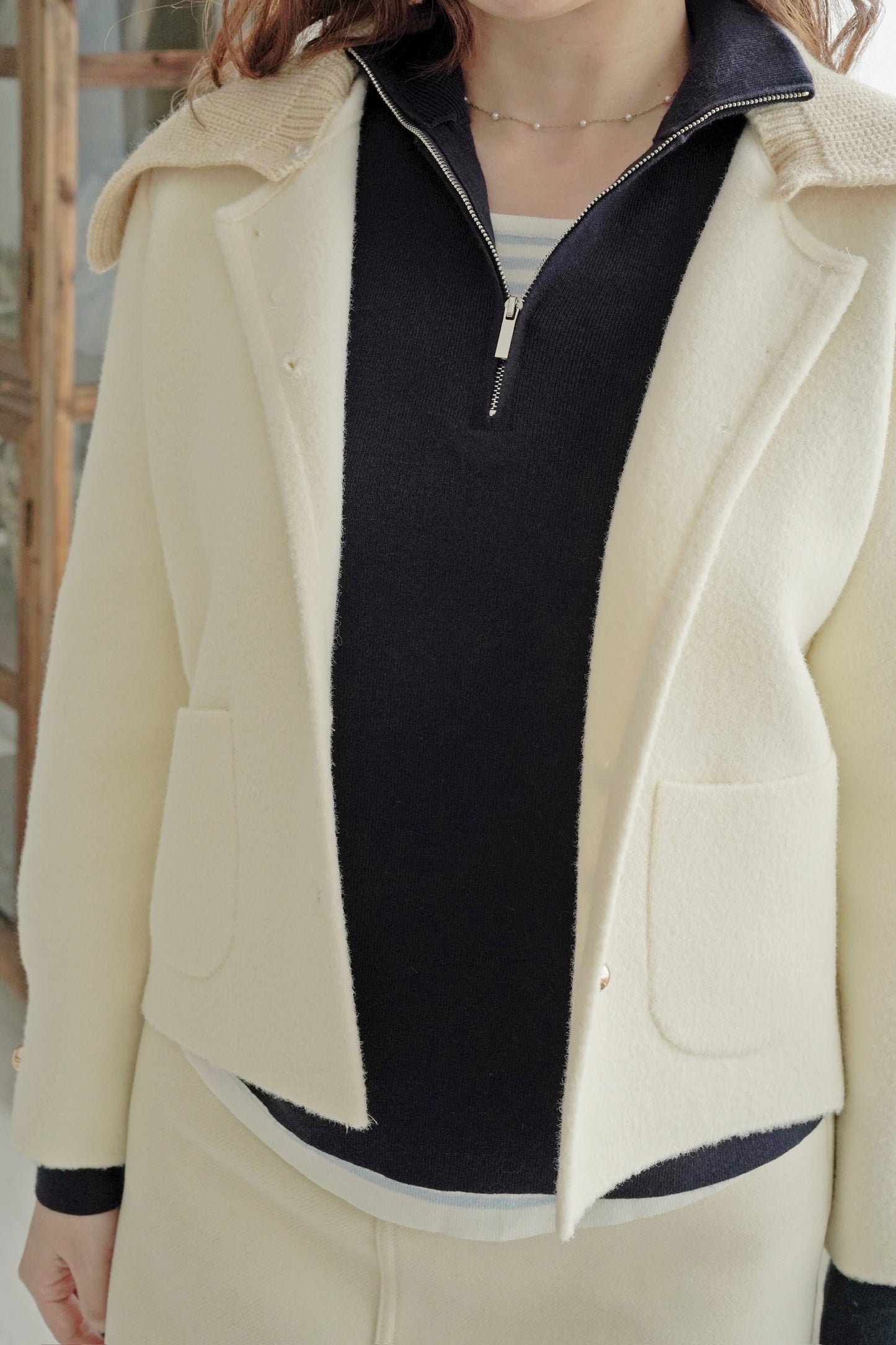 Aplace Collar Coat
