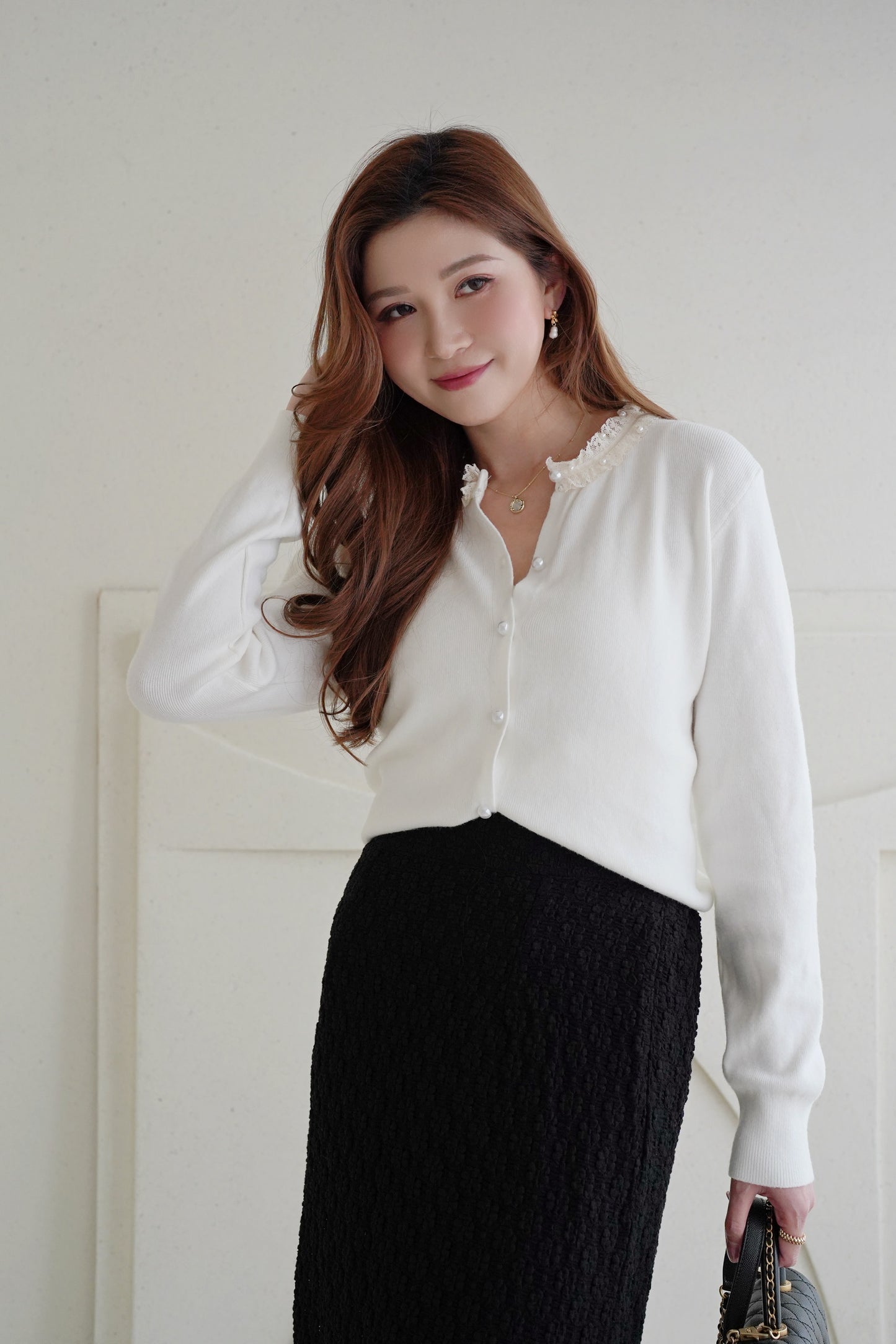 Pearly Softness Cardi