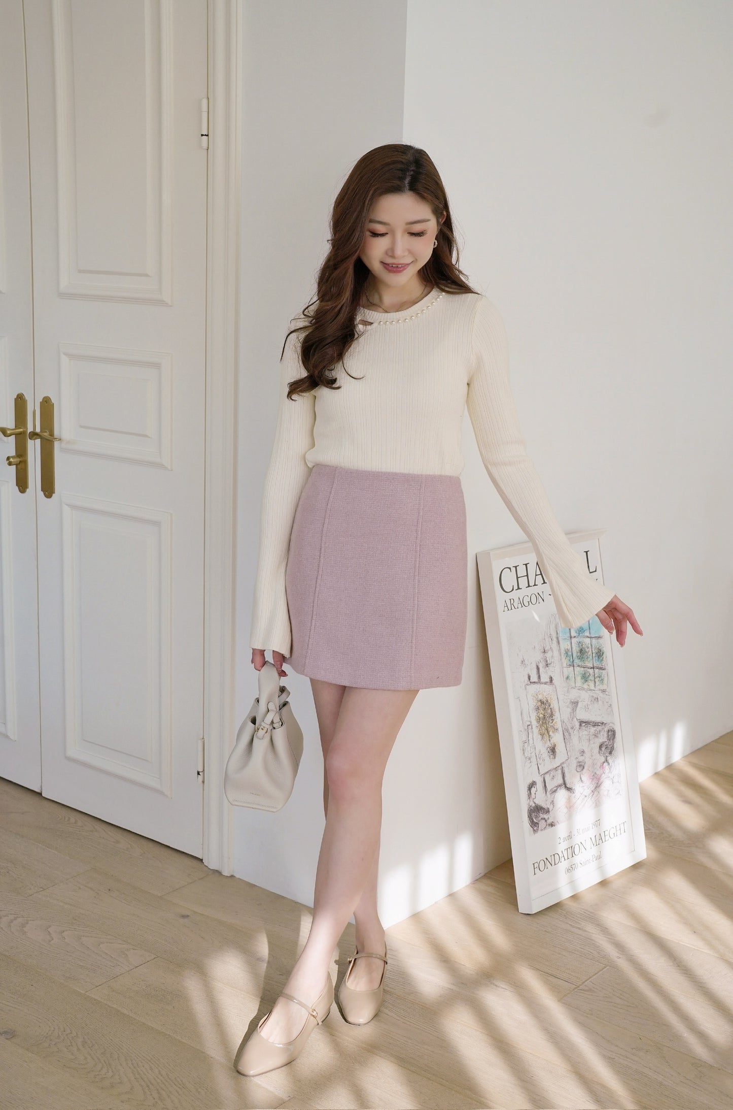 Classy Pearl Knitted Top