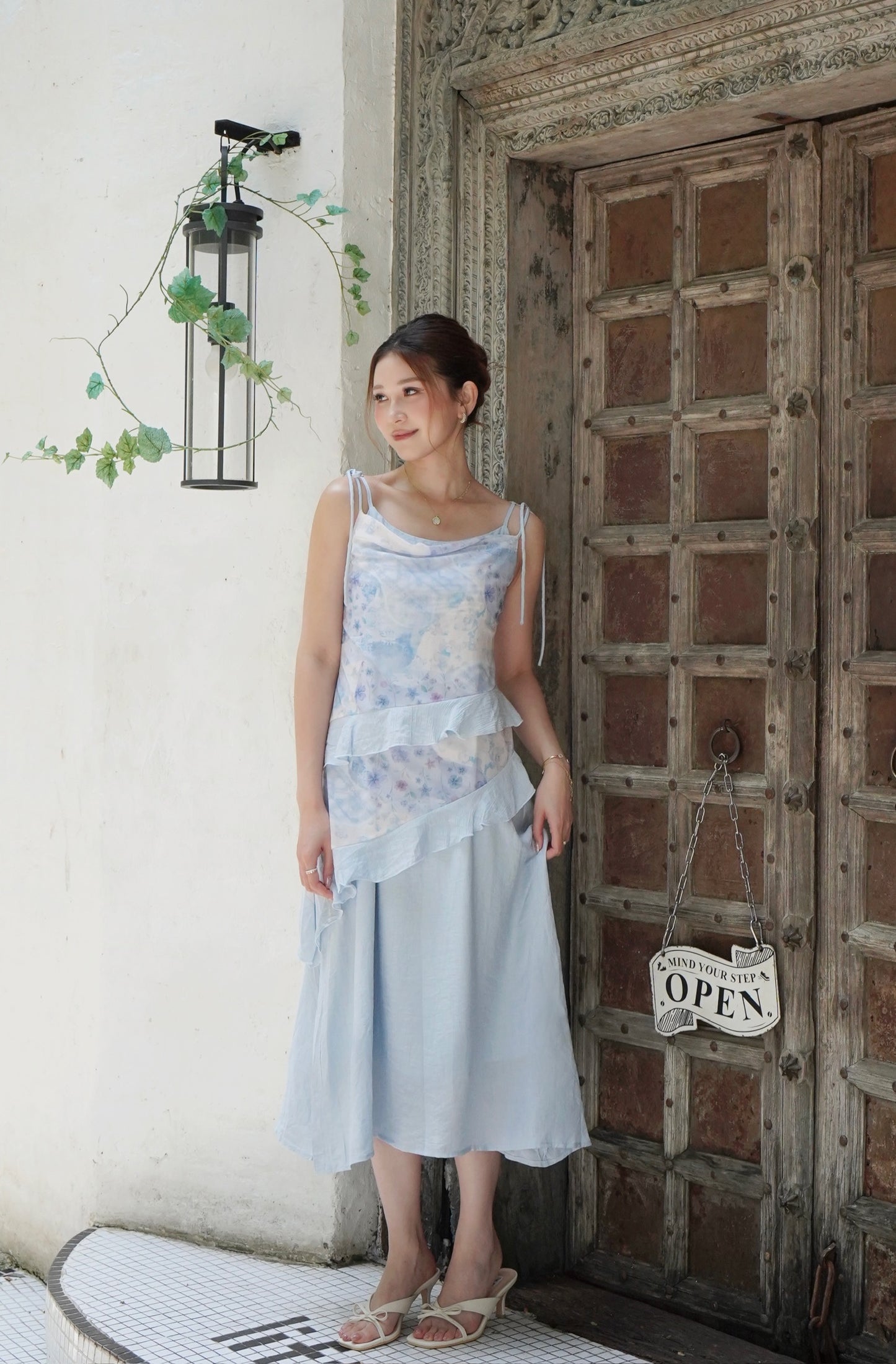 Oceanie Ruffle Dress