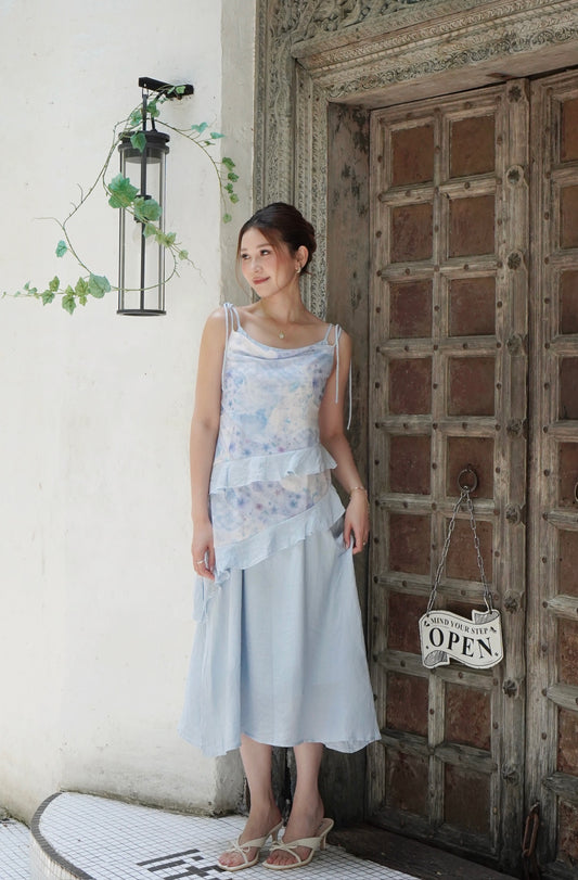 Oceanie Ruffle Dress