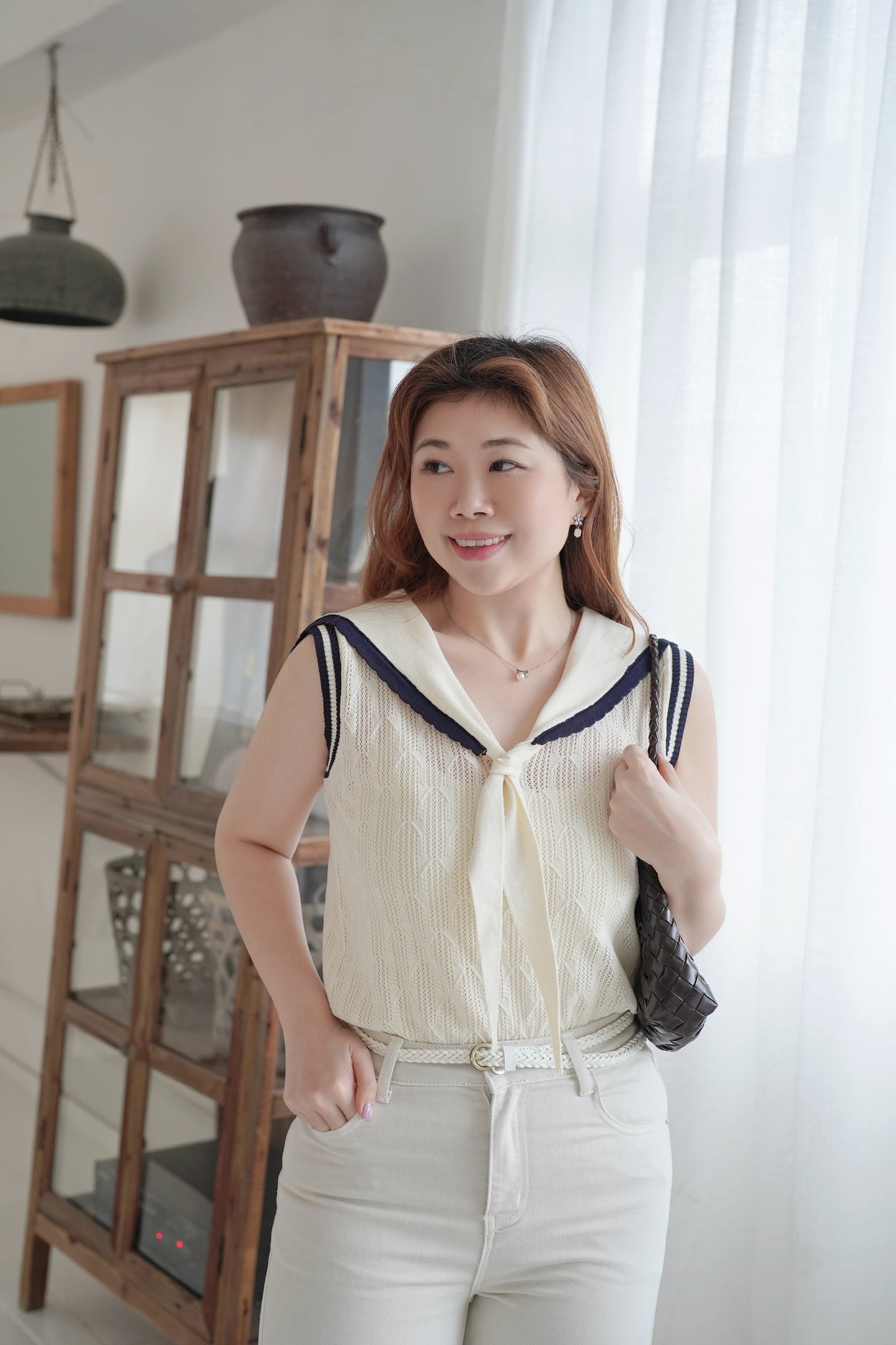 Airy Scarfy Top