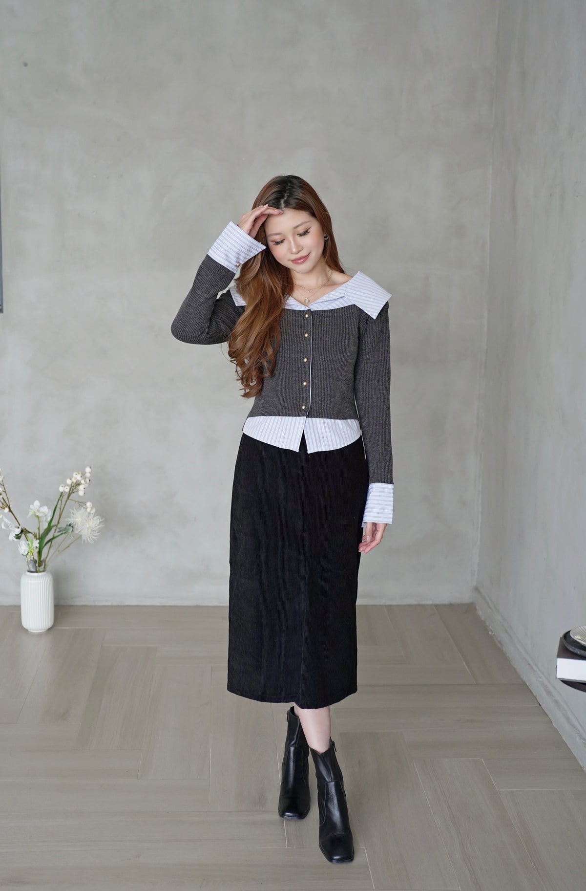 Fall Love Corduroy Skirt