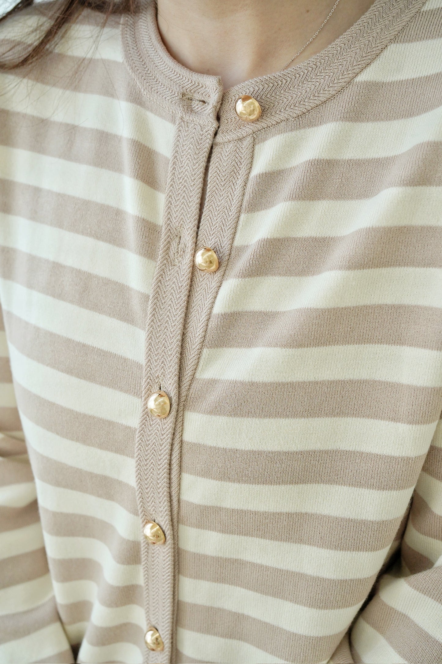 Frenchy Stripe Cardi