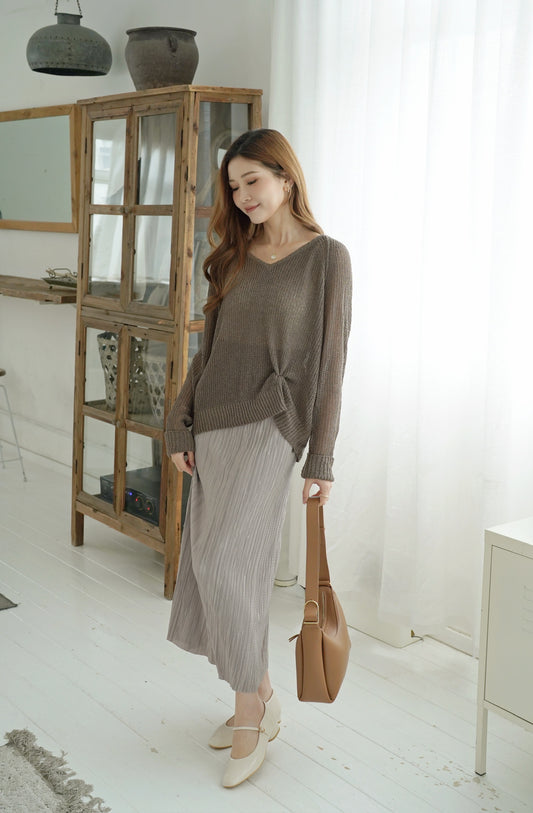 Fall In Autumn Dress Set