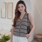 Frenchy Stripe Vest