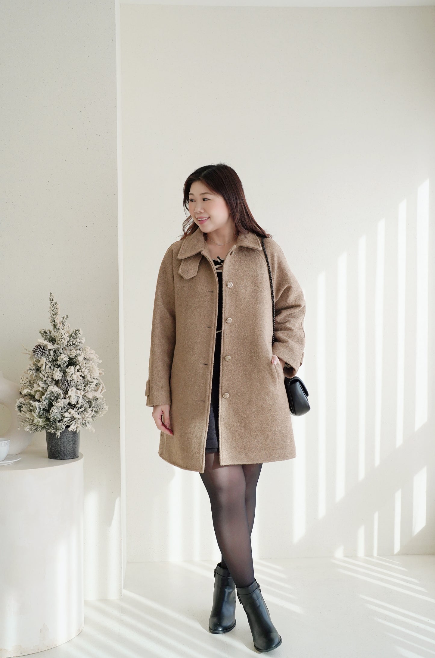 Premium Collar Wool Coat