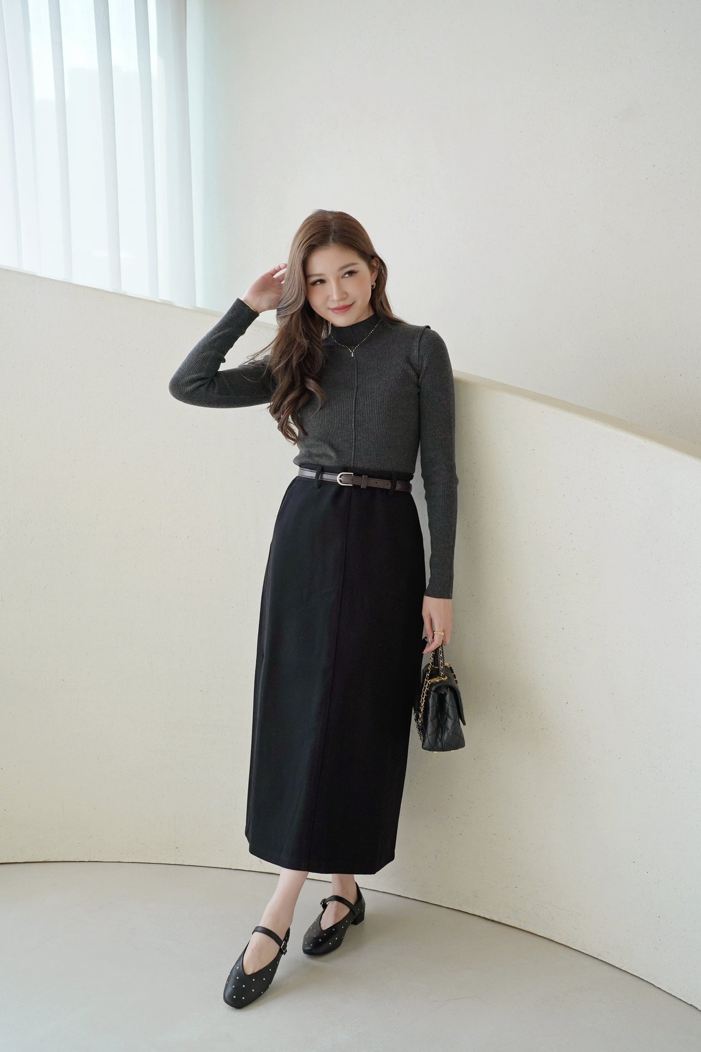 Winter High Waist Skirt