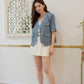 Tweedy Denim Jacket