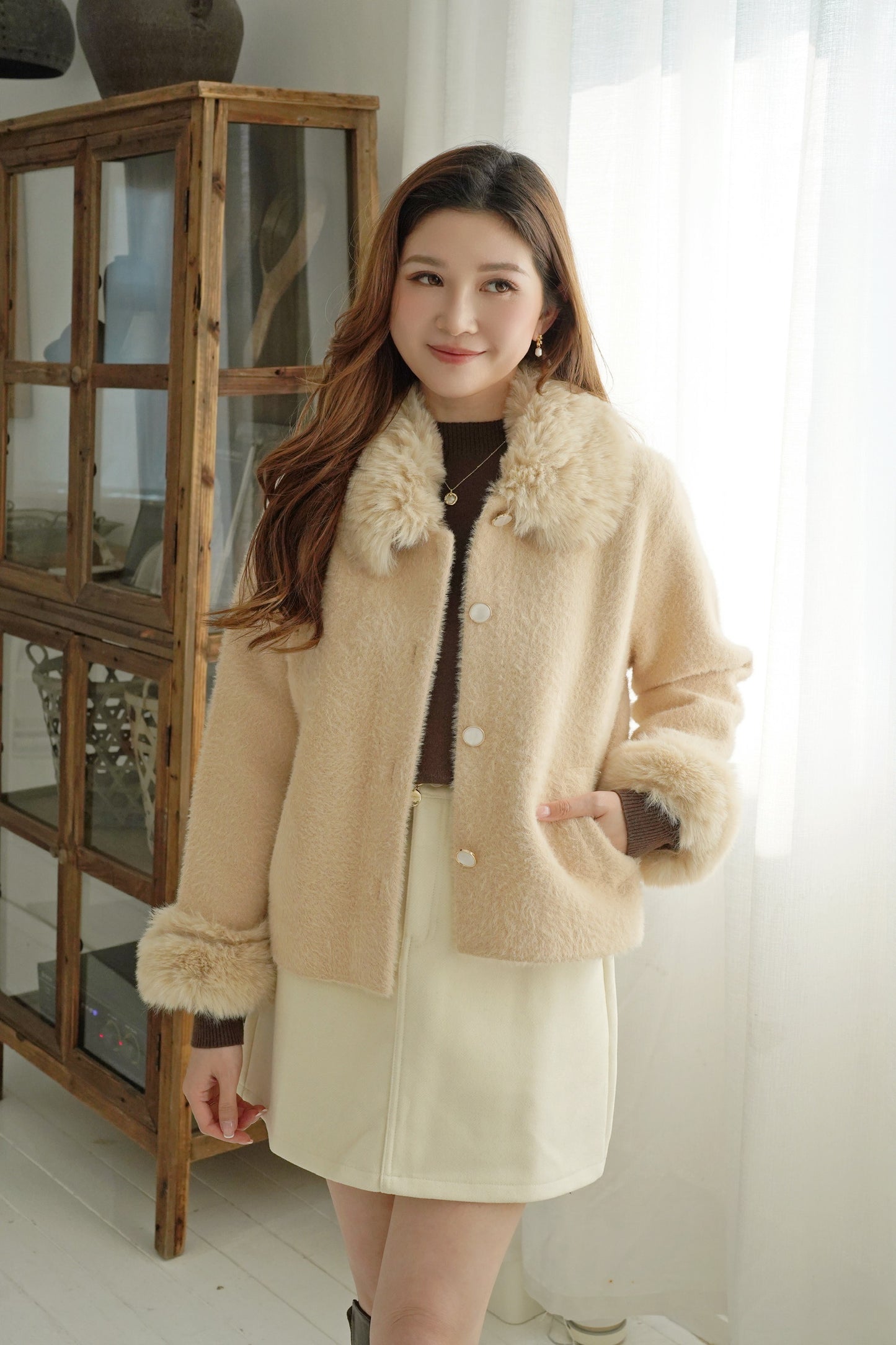Fluffy Gracie Coat