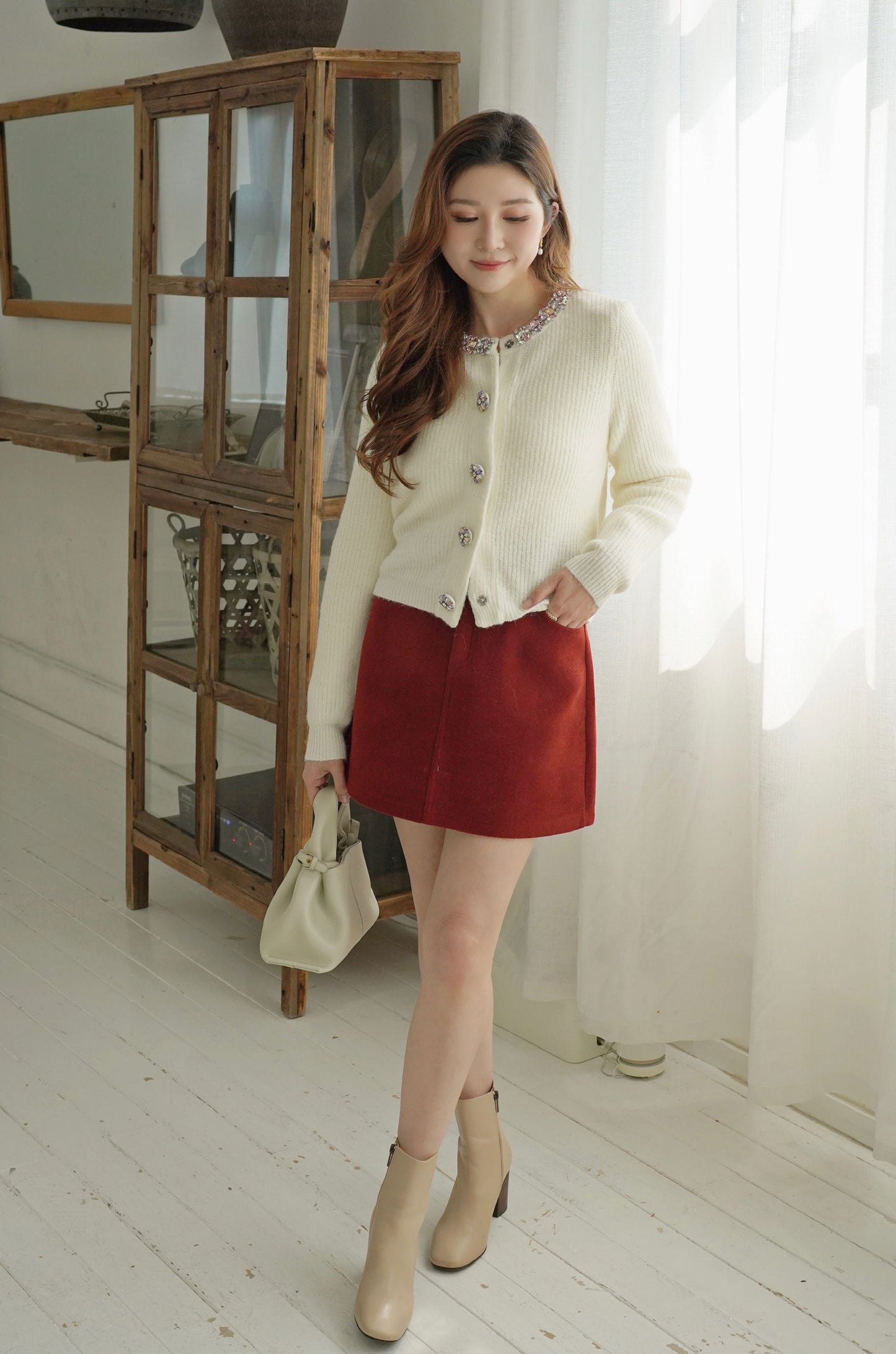 Sparkle Wollen Cardi