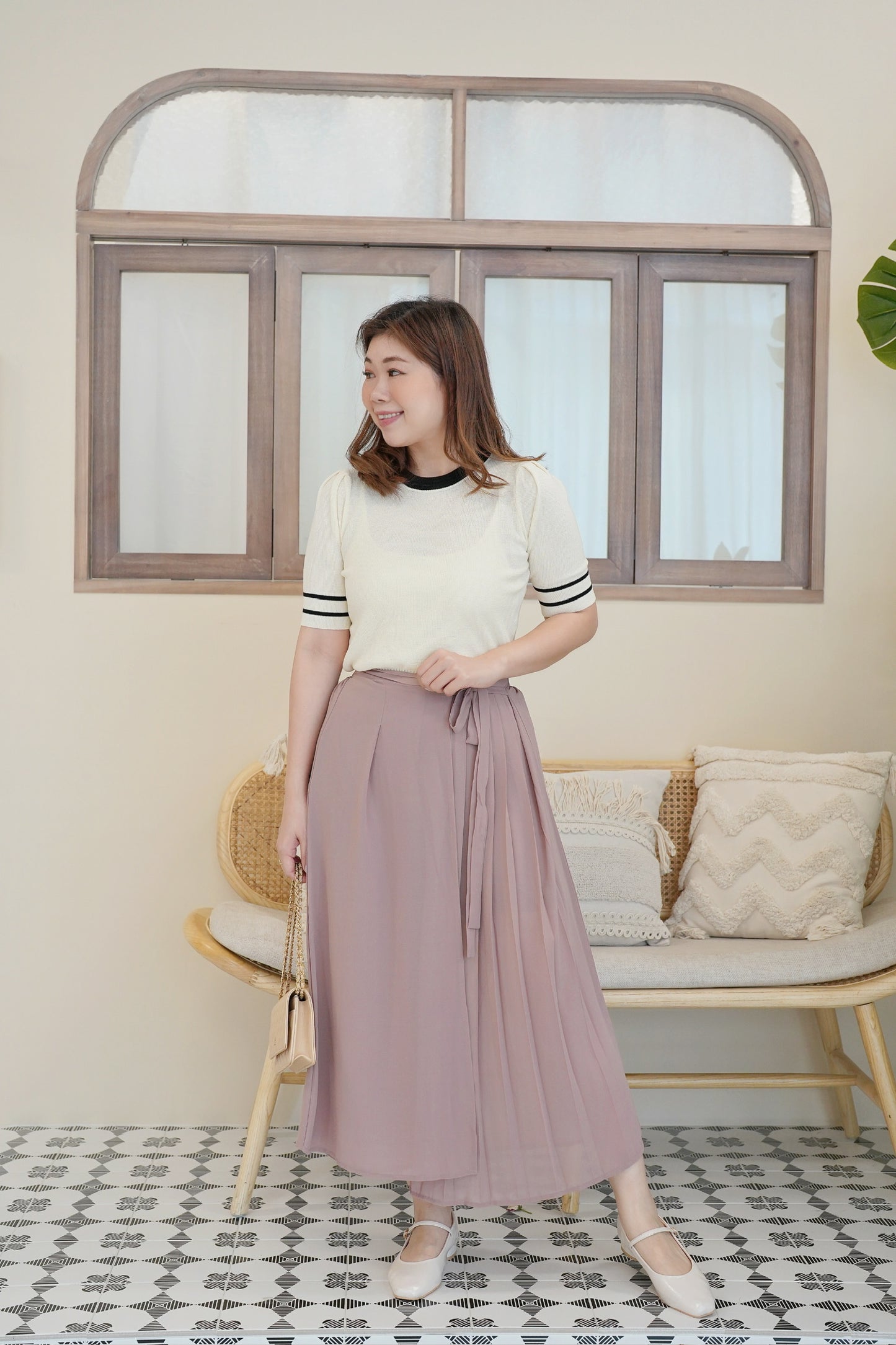 Layer Ribbon Pants