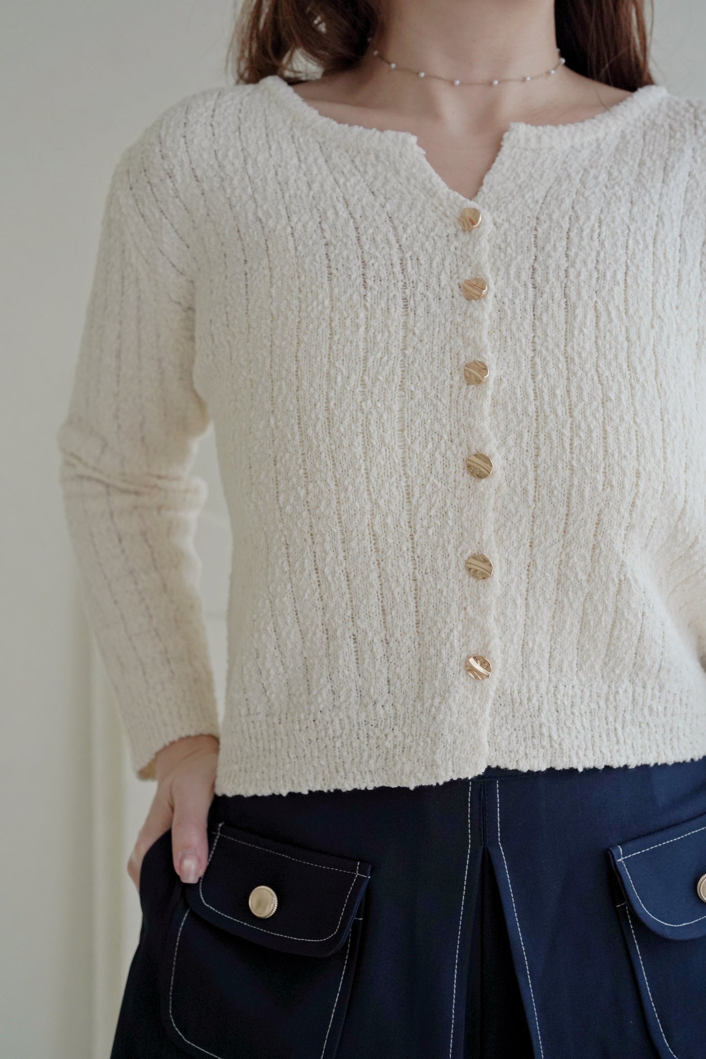 Pastelly Mellow Knitted Top