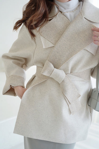 Softy Wool Belt Coat