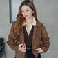 Classy Fine Suede Coat