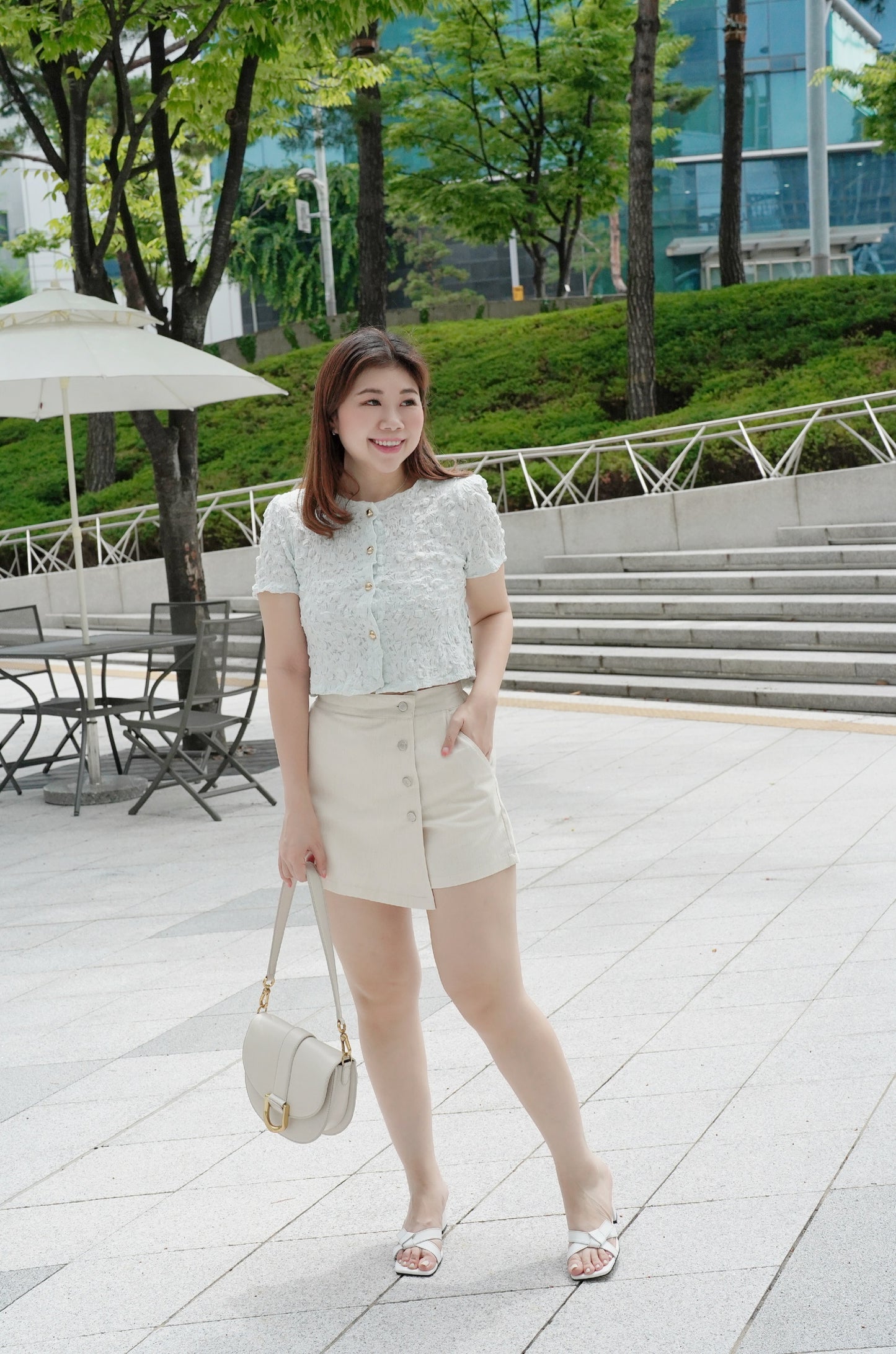 Weekend Linen Skort