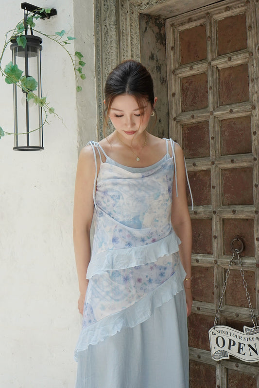 Oceanie Ruffle Dress