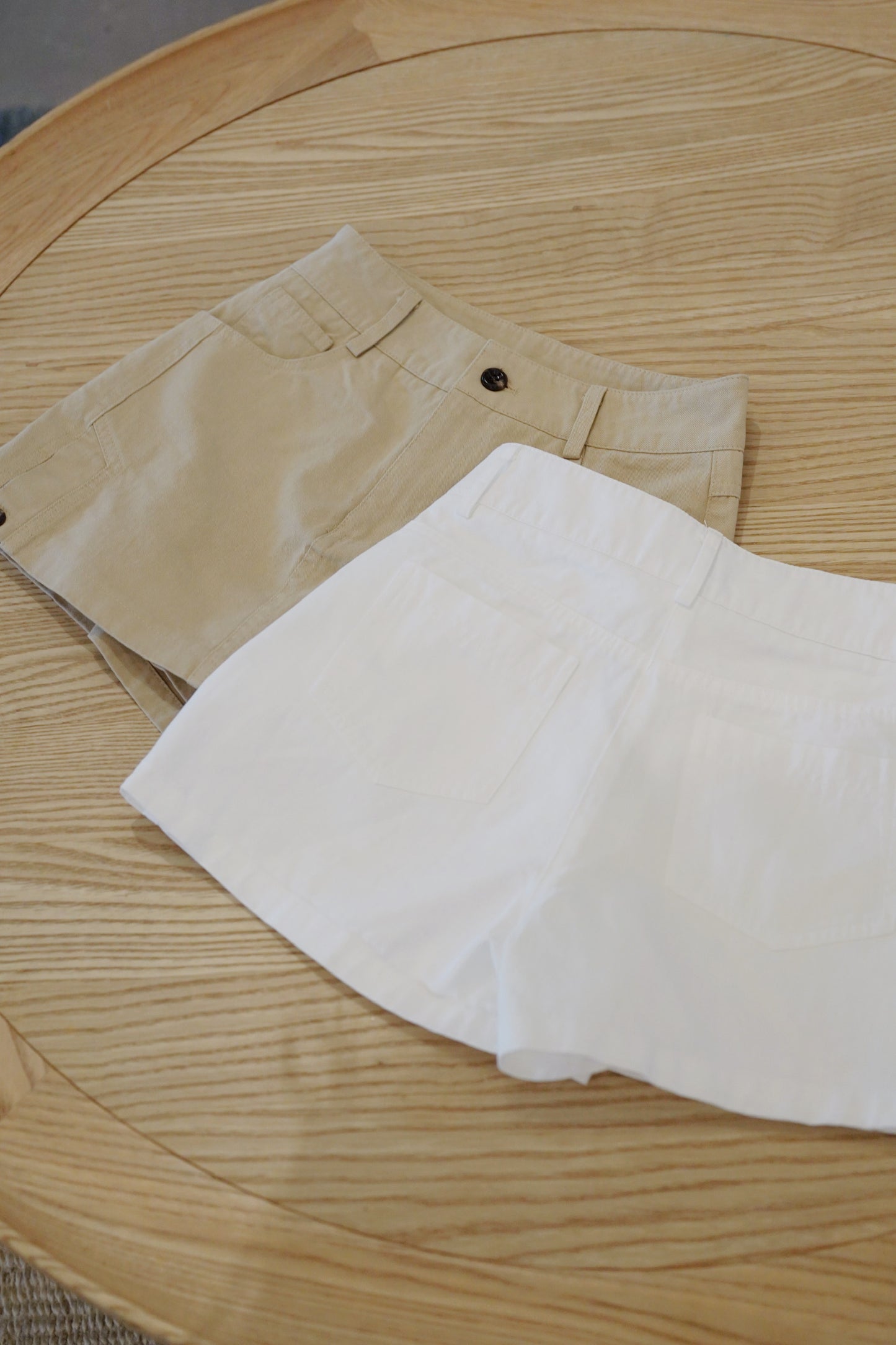 The Time Button Skort