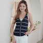 Frenchy Stripe Vest
