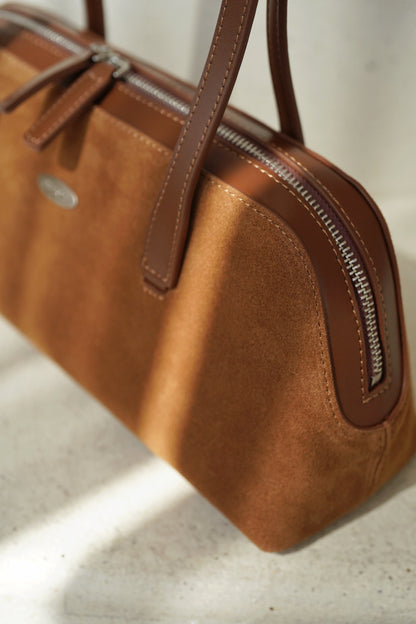 Suede Bowling Bag