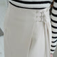 High Waist Buckle Skirt