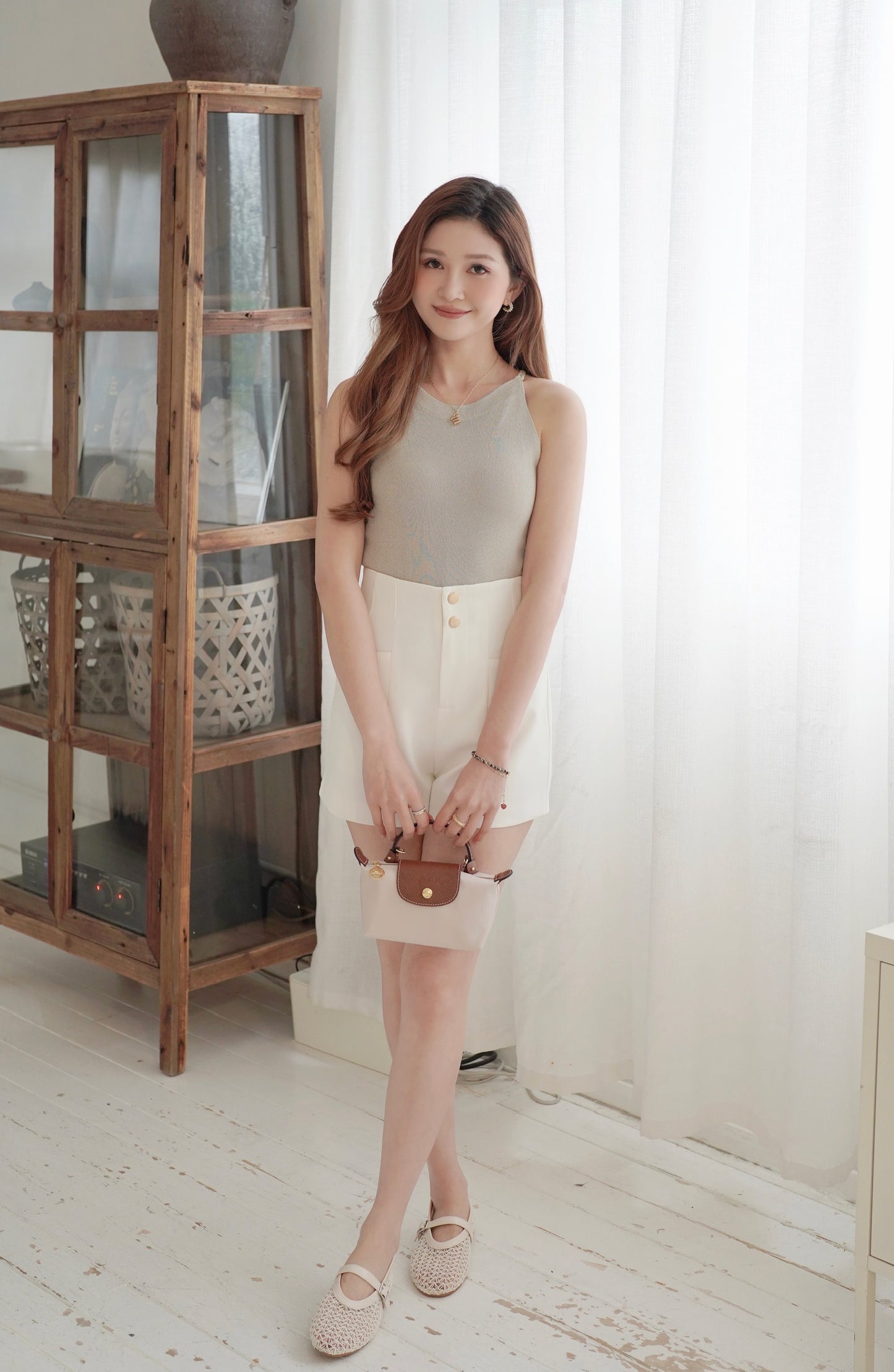 Timeless Twisty Halter Vest