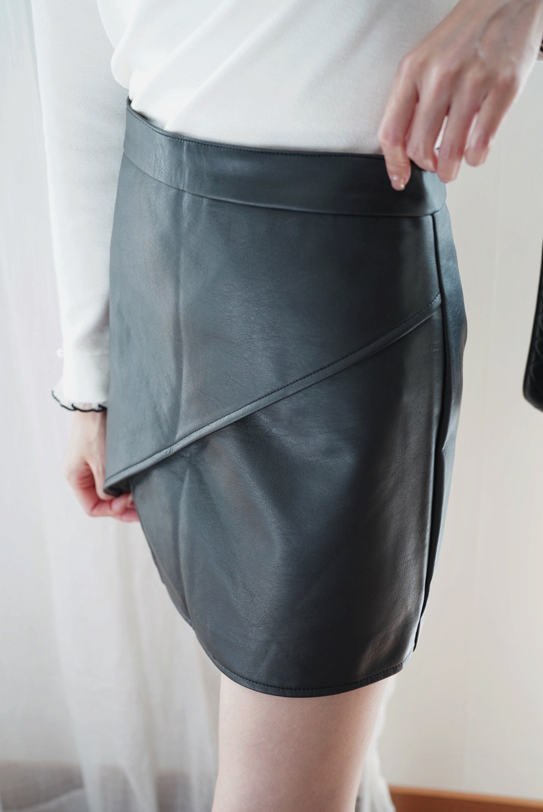 Sassy Leather Skirt