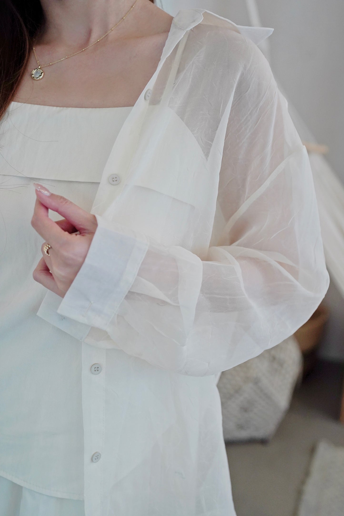 Airy Effortless Shirt Set