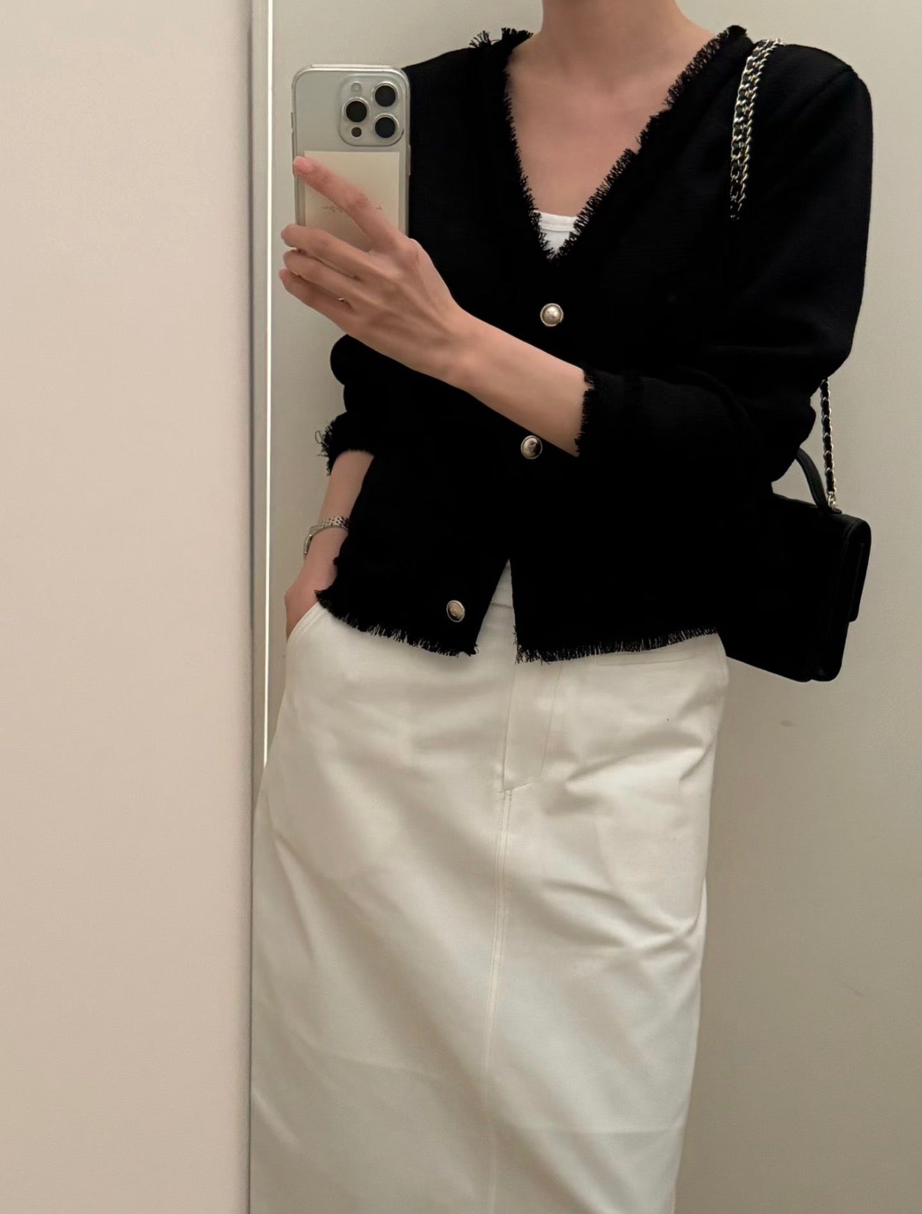 Spring Blossom Tweed Coat