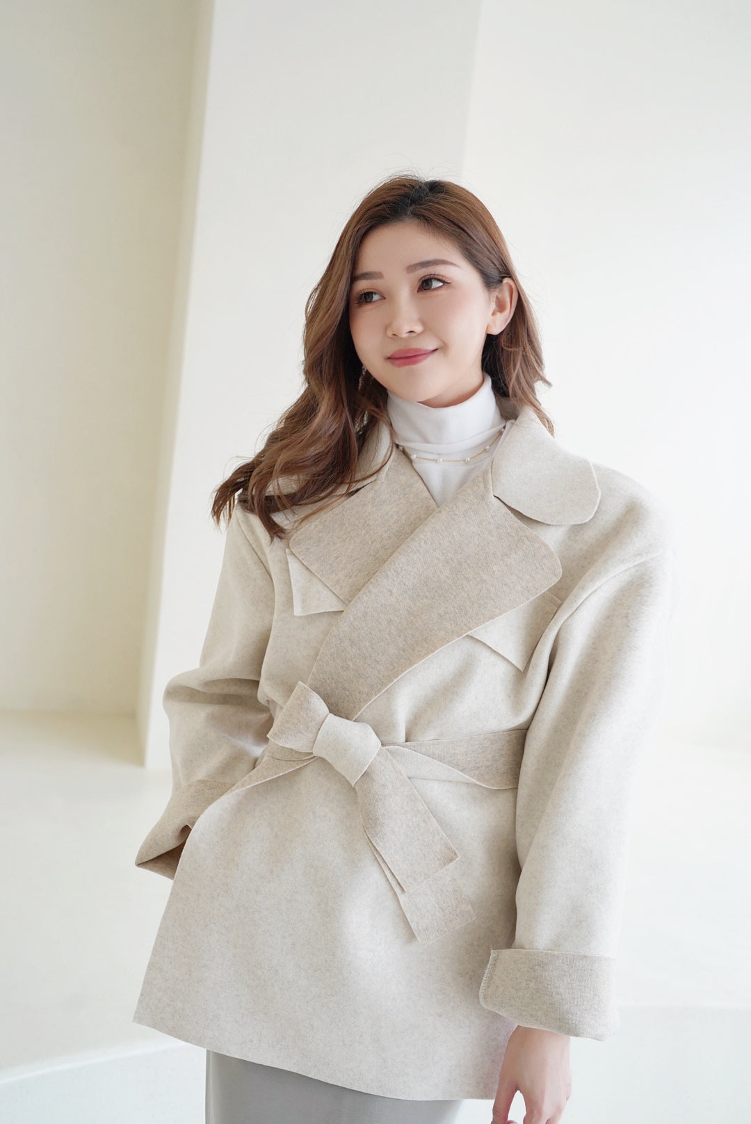 Softy Wool Belt Coat