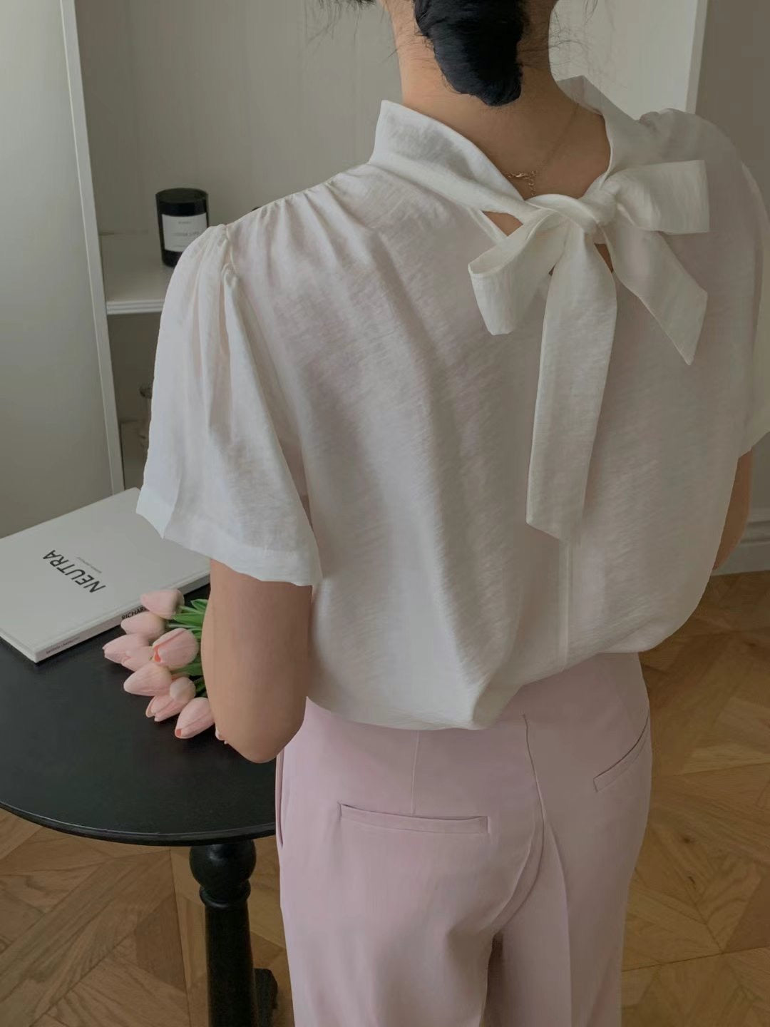 Ribbon Shelly Blouse