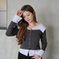 Misty Stripy Knit Top
