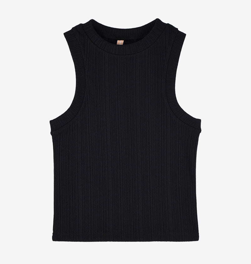 Bagel Ribbed Sleeveless