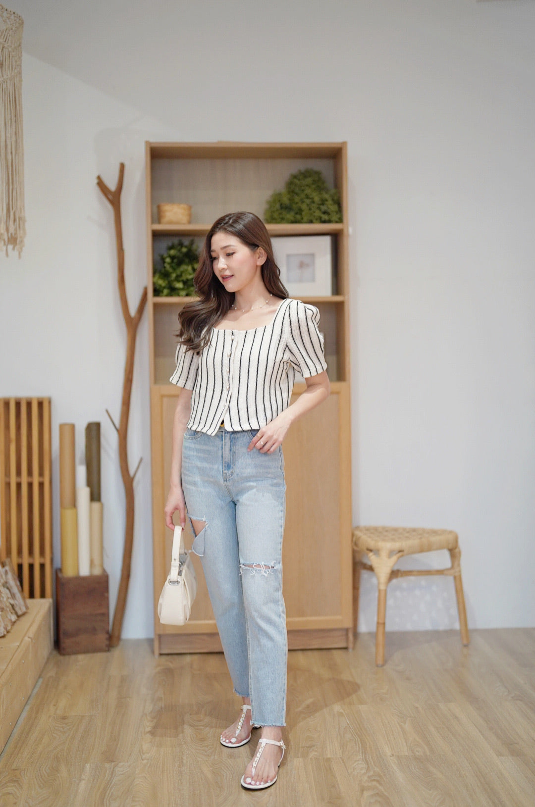 The Audree Stripe Top