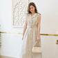 My Halter Linen Dress