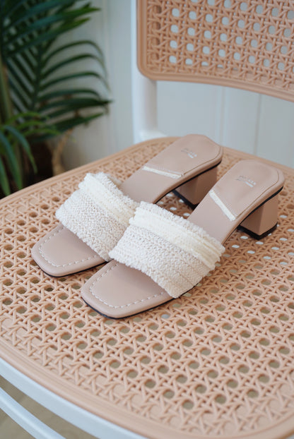 Linen Heel Sandal